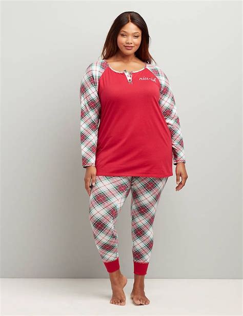 cute plus size christmas pajamas